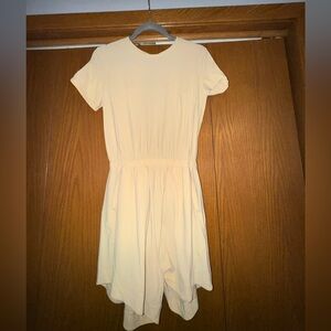 Cream colored lululemon romper